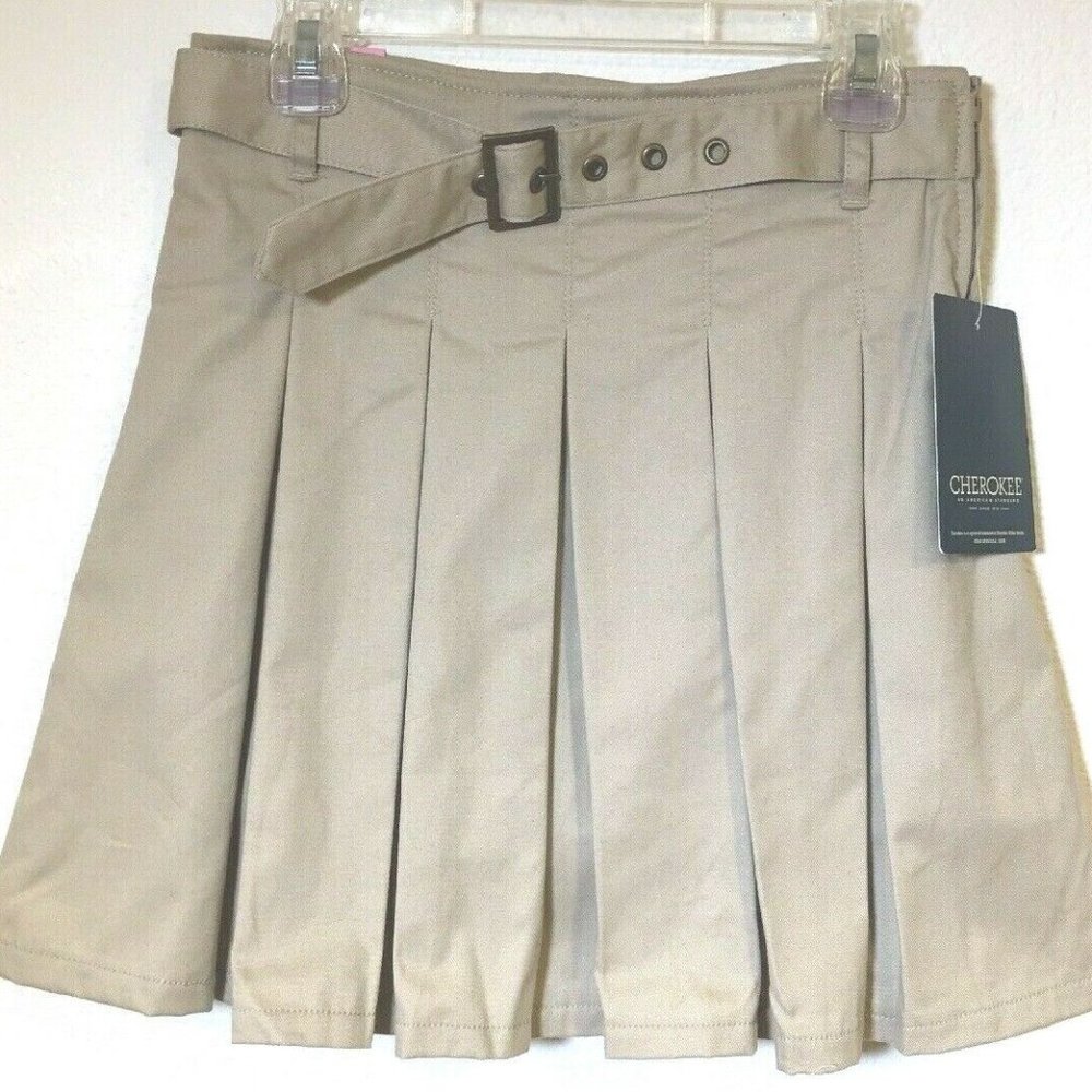 Cherokee GIRLS School Uniform size 10 large KHAKI